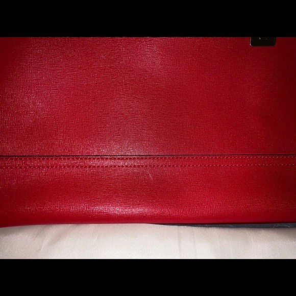 Coach Tote Red Leather - Picture 9 of 9